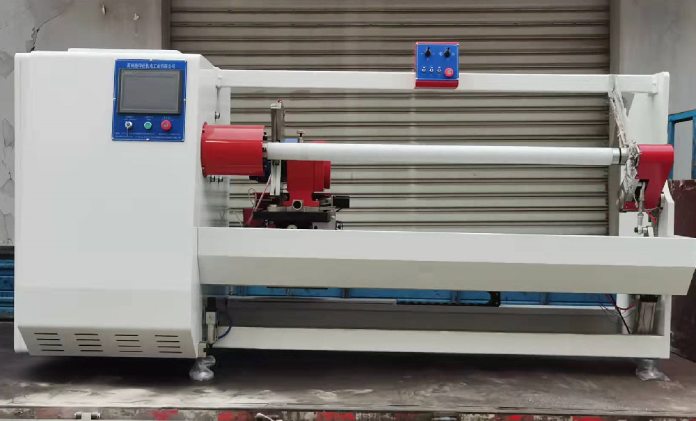 單軸三伺服自動(dòng)切卷機(jī)